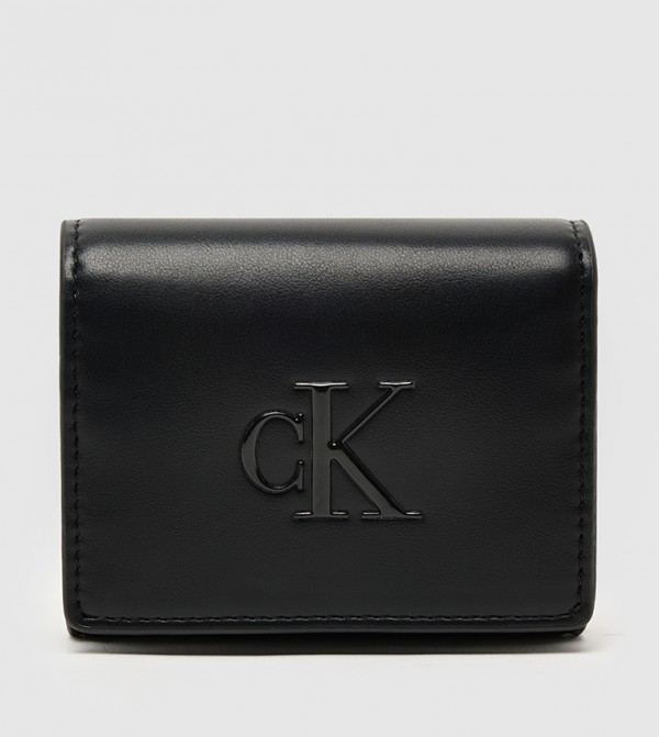 Monogram Detail Bi-Fold Wallet