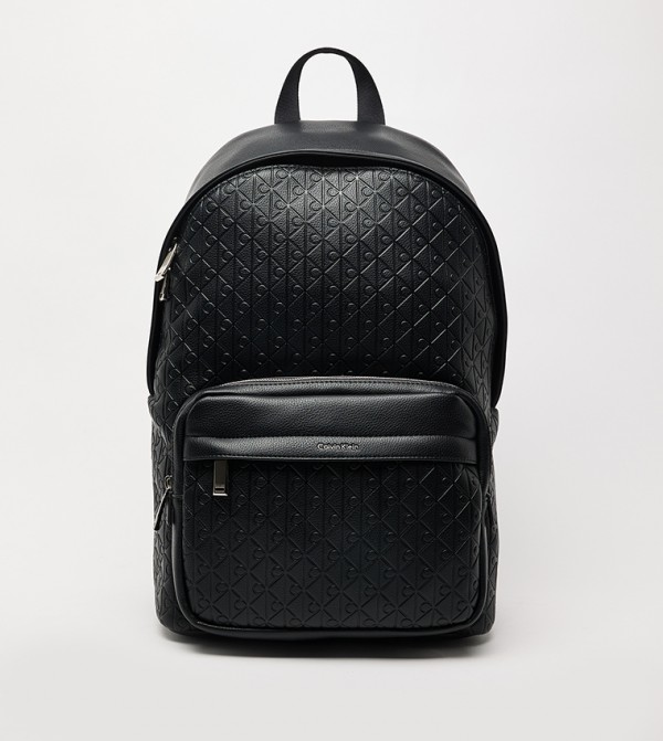 Monogram Patterned Backpack