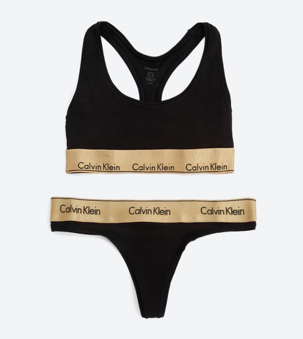 Calvin klein bralette and cheap pants set