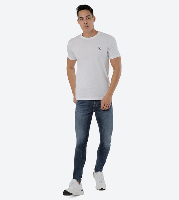 Cotton T-Shirt For Men - White