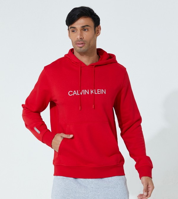 Calvin klein 2024 hoodie red