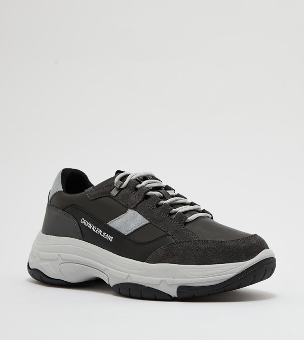 Calvin Klein Boys Sneakers In Gray