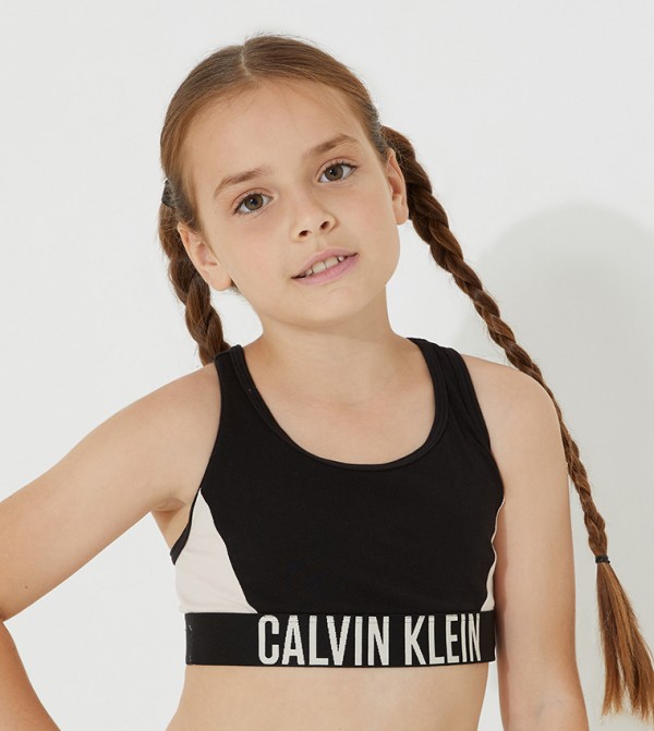 Buy Calvin Klein Kids Kids Unlined Bralette In Black