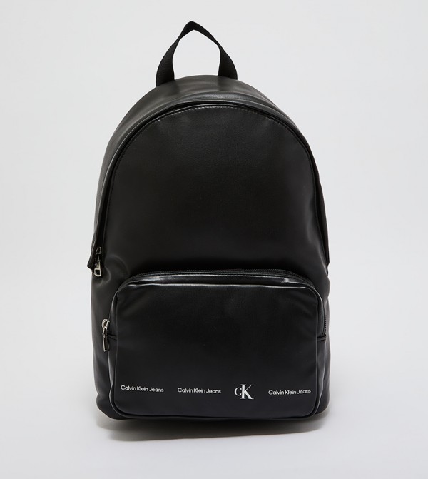 Amazon.com | Calvin Klein Key Item Signature Backpack Van/Khaki/Rosewood  One Size | Casual Daypacks