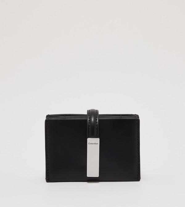 Buy Charles & Keith Textured Zip Around Wallet In Black