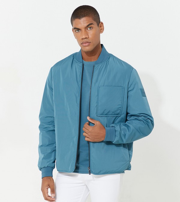 Calvin klein cheap nylon bomber jacket