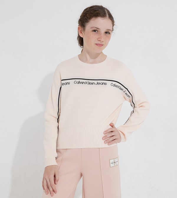 Pink calvin cheap klein jumper