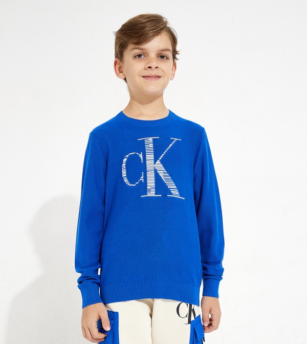 Calvin Klein Jeans Monogram Sweater Boy's