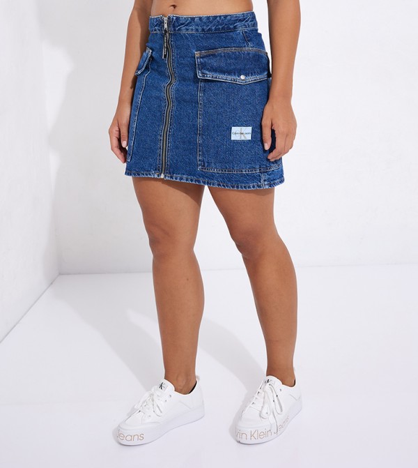 Calvin klein jeans denim 2024 skirt