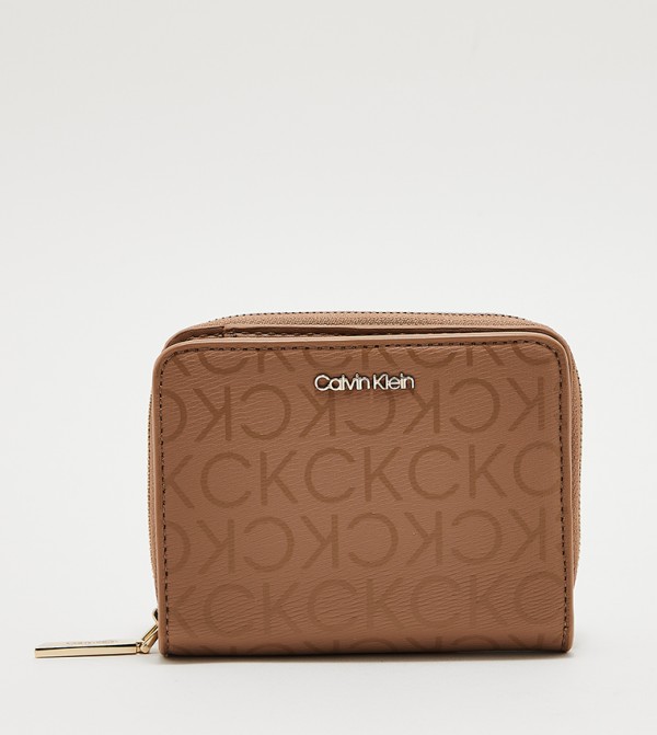 Buy Nine West Printed Zip Around Wallet In Brown