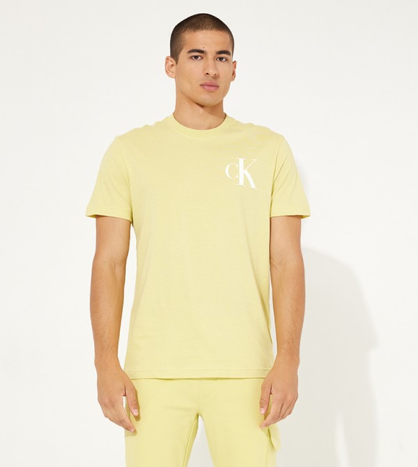 Monogram Logo Short Sleeves Casual T-Shirt