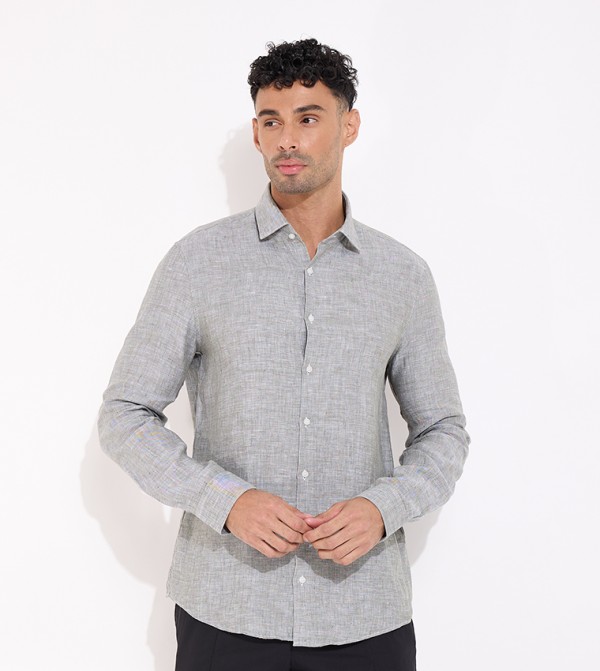 Long Sleeves Linen Shirt