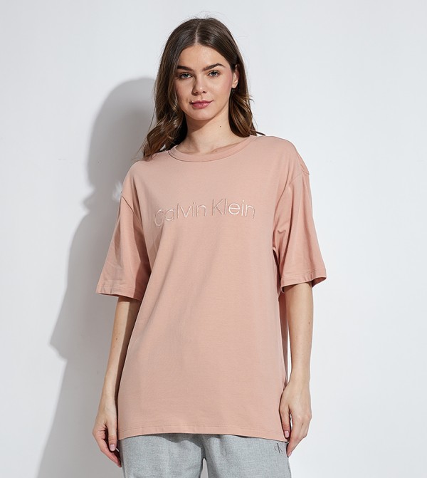 Calvin klein cheap pink t shirt