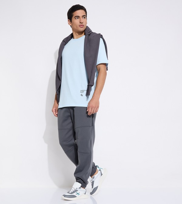 Logo Detail Drawstring Waist Joggers