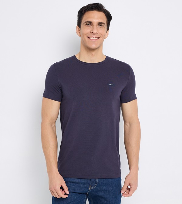 Logo Badge Slim Fit T-Shirt
