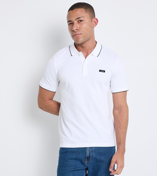 Stretch Pique Tippin Polo T-Shirt