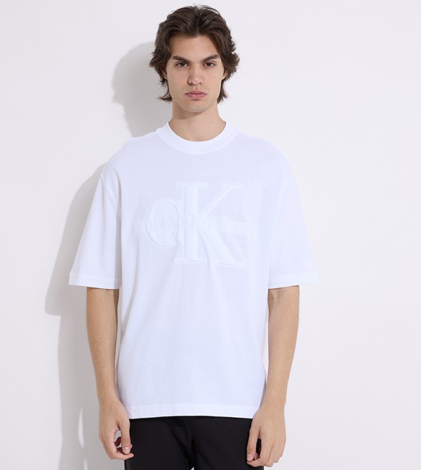 Logo Embroidered Short Sleeves T-Shirt