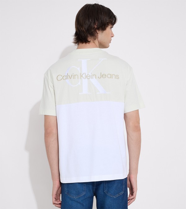 Logo Printed Crew Neck T-Shirt