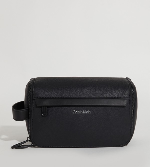 Logo Detail Toiletry Bag