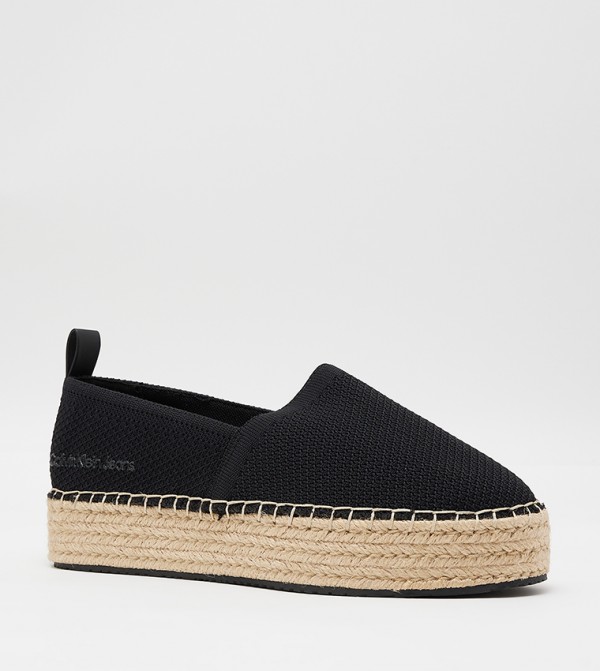 Knitted Platform Espadrille