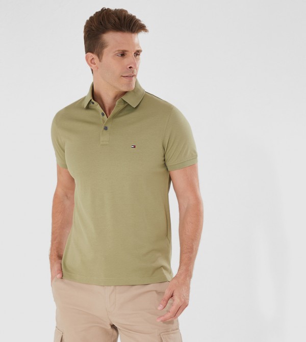 1985 Slim Polo-Green