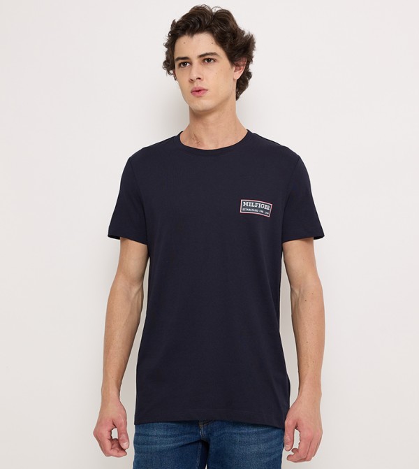 Monotype Printed Short Sleeves T-Shirt