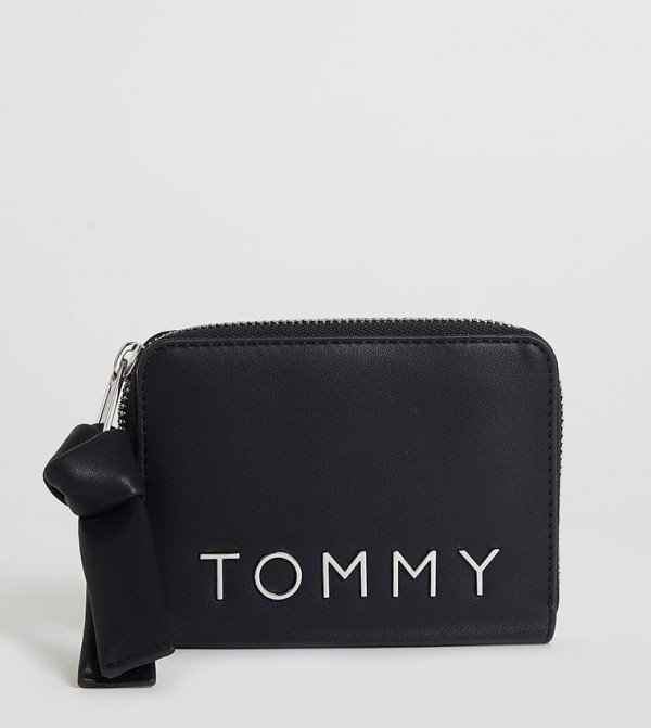 Bold Monotype Printed Mini Wallet