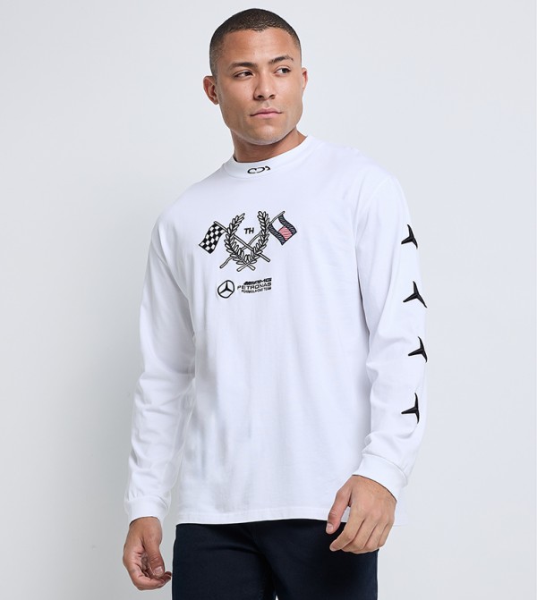 Embroidered Crew Neck T-Shirt