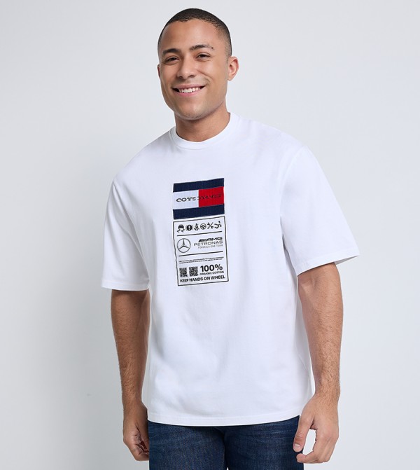 Logo Printed Crew Neck T-Shirt