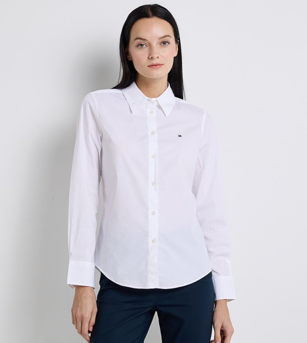 Logo Detail Long Sleeves Shirt
