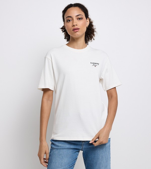 Monogram Printed Relaxed Fit T-Shirt