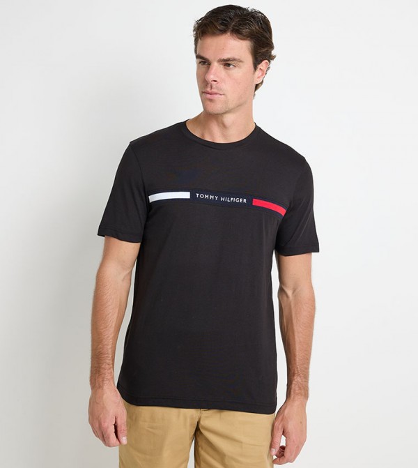 Logo Embroidered Short Sleeves T-Shirt