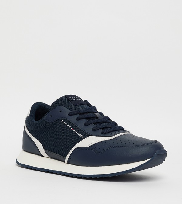 Logo Detail Lace-Up Sneakers