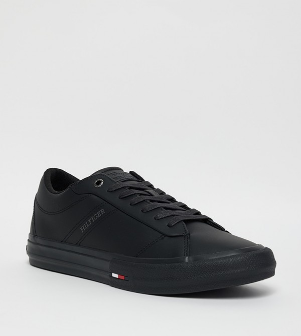 Logo Detail Lace-Up Sneakers