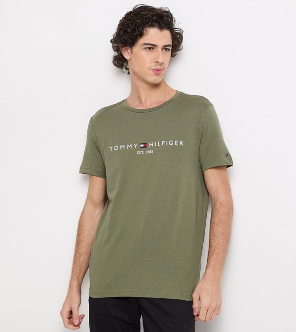 Logo Embroidered Short Sleeves T-Shirt