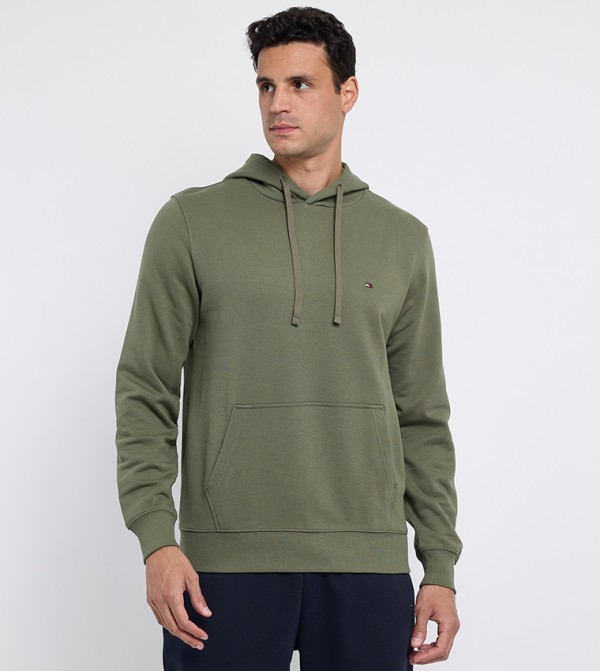 Essential Long Sleeves Terry Hoodie