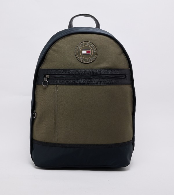 Color Block Zip Around Backpack
