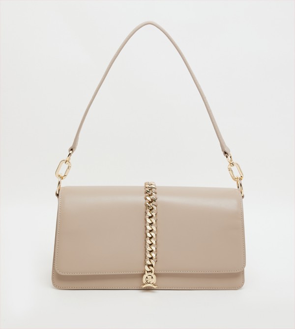 Chain-Link Detail Shoulder Bag