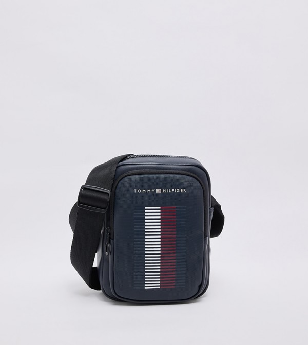 Logo Detail Reporter Bag