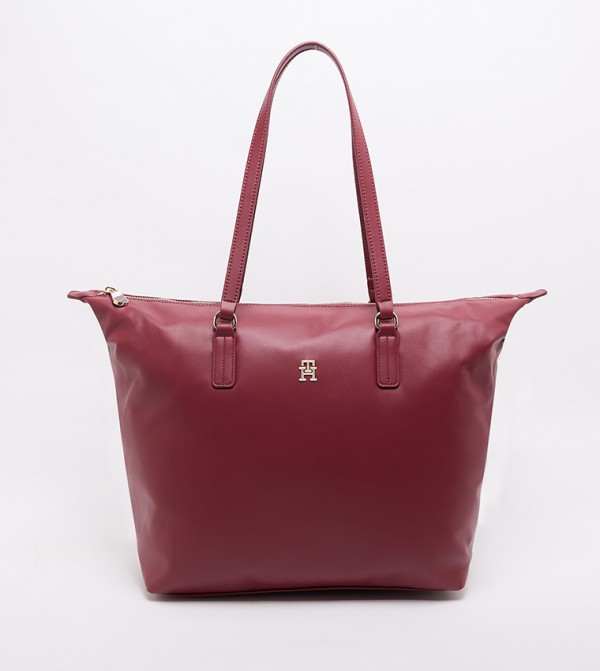 Monogram Detail Tote Bag