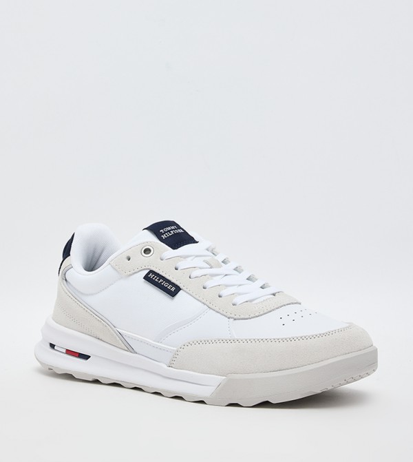 RETRO Color Block Lace-Up Sneakers