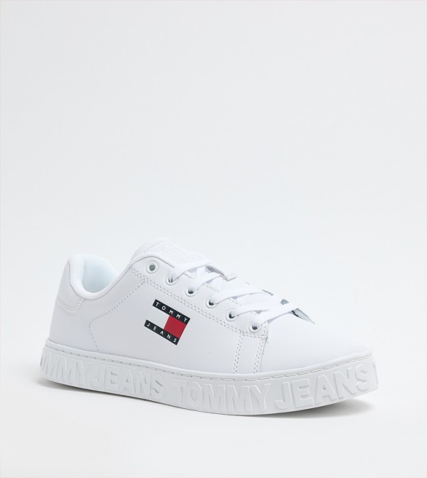 Logo Detail Lace-Up Sneakers