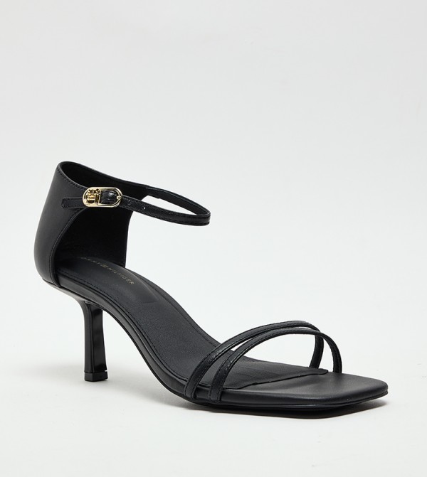 Ankle Strap Heeled Sandals