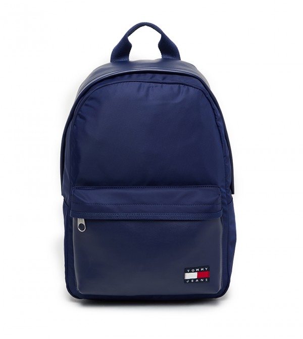 Flag Detail Zippered Backpack