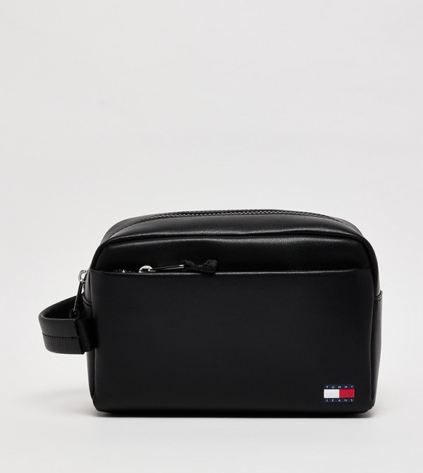 Logo Flag Zippered Toiletry Bag