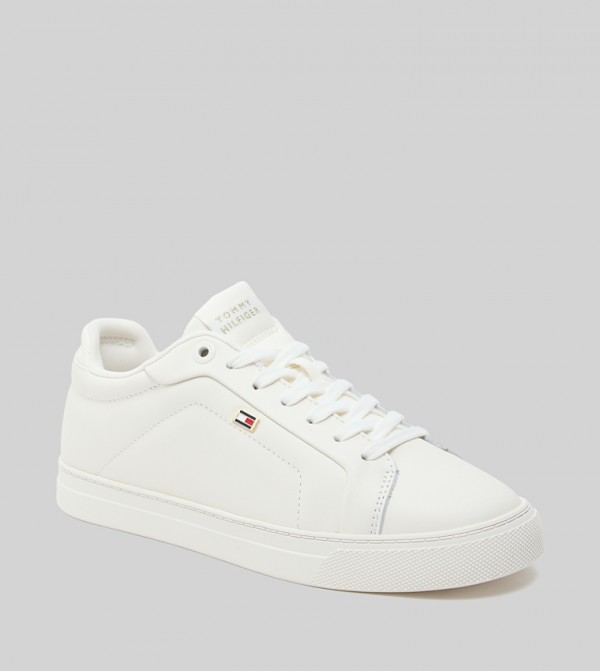 Logo Detail Lace-Up Sneakers