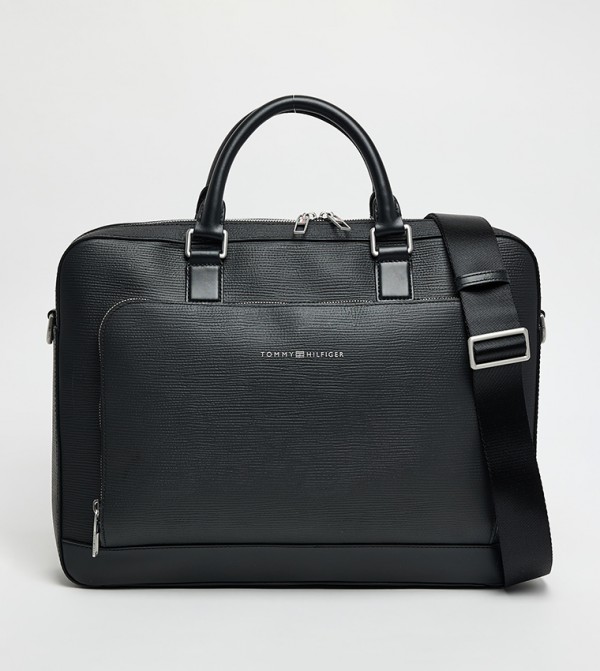 Logo Detail Laptop Bag