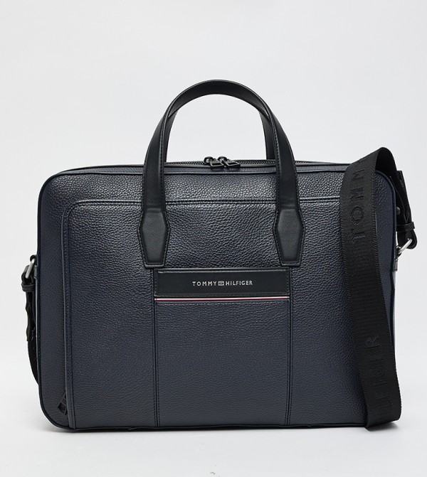 Logo Detail Laptop Bag