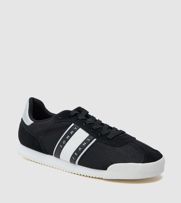 Logo Detail Lace-Up Sneakers