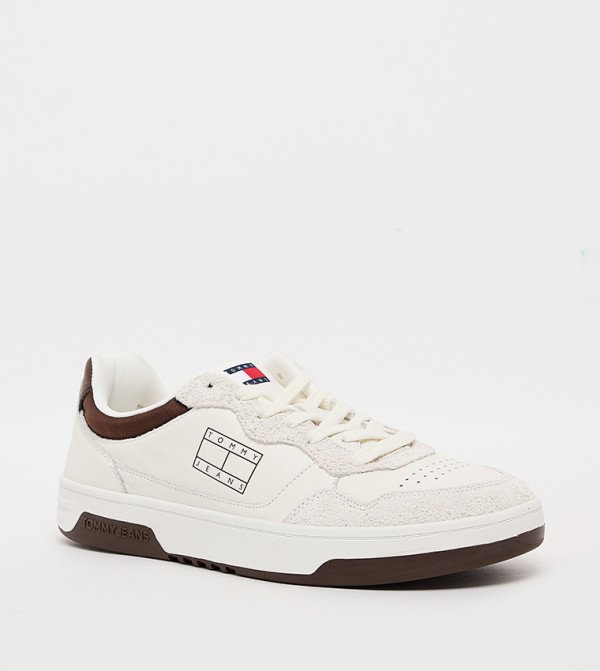 Logo Detail Lace Up Sneakers